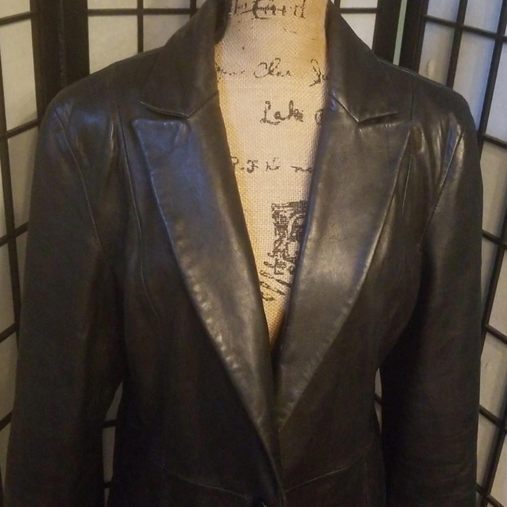 🍁Leather Jacket